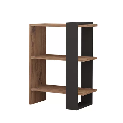 Книжна рафт 70x51.8x25 Антрацит-Дъб
