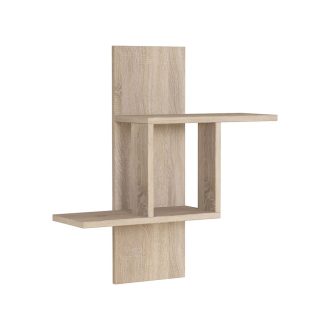 Стенен рафт 70x64x20 см, Сонома дъб