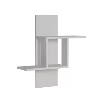 Бяла стена рафт 70x64x20 см