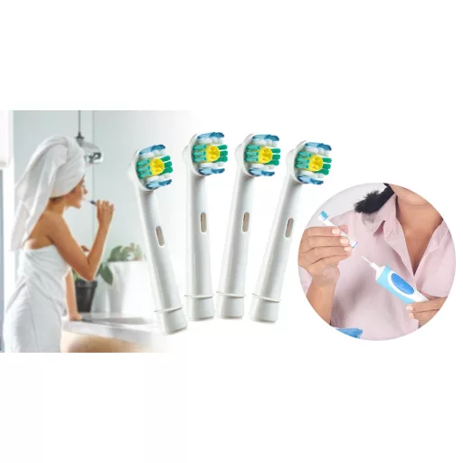 4-Pack 3D електрически четки за зъби, съвместими с Oral-B
