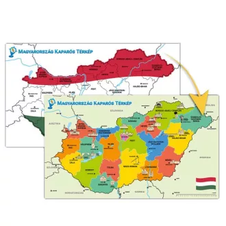 Скрач карта на Унгария