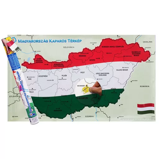 Скрач карта на Унгария