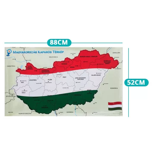 Скрач карта на Унгария