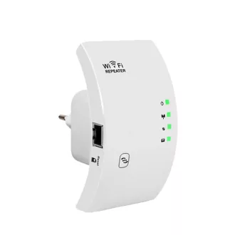   Безжичен WiFi удължител - 200м обхват, 300 Mbps скорост