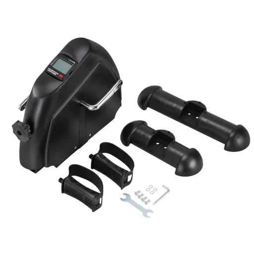 Компактен мини велоергометър за домашна и офис употреба - тренировка на ръце и крака