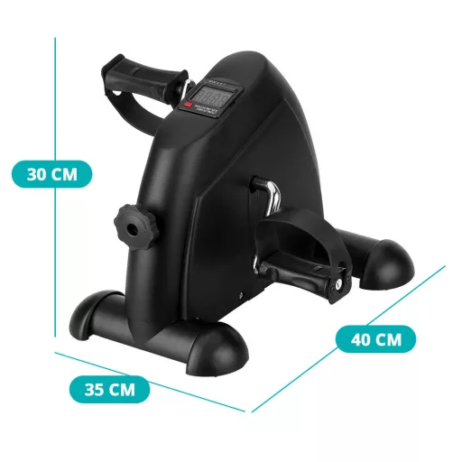 Компактен мини велоергометър за домашна и офис употреба - тренировка на ръце и крака