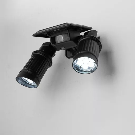 Двоен соларен LED светлинен сензор с функция за автоматично включване