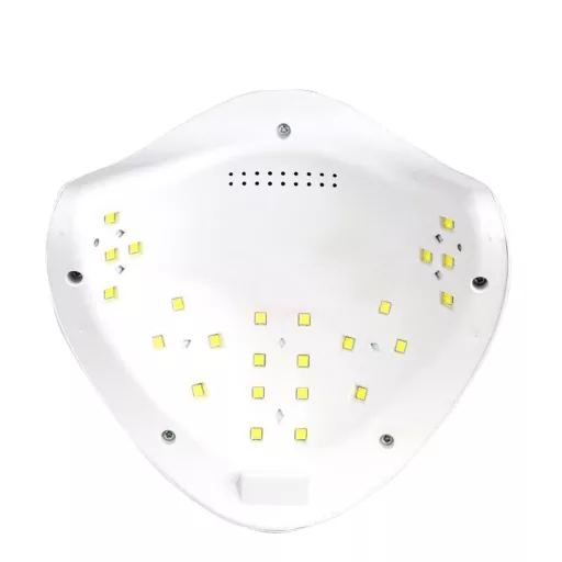 24 LED UV лампа с цифров дисплей и таймер - 48W, сваляемо магнитно дъно