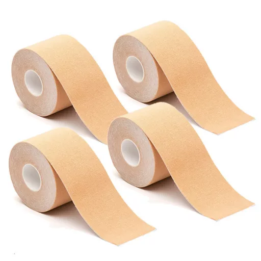 4-Pack Кинезио лента в различни цветове - 5 см x 5 м, водоустойчива и дишаща