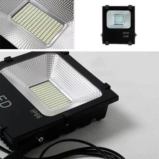 Слънчев LED прожектор с дистанционно управление - 20W, IP65 водоустойчив, 5м кабел