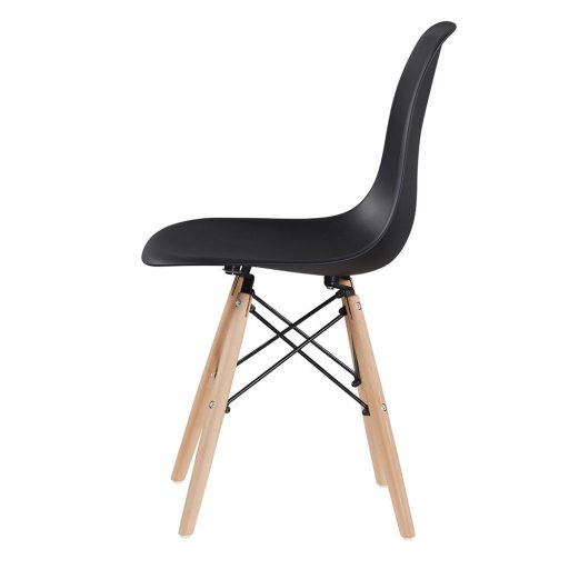 Модерен комплект от 4 стола за хранене в различни цветове - Ергономичен дизайн с здрави метални и дървени крака