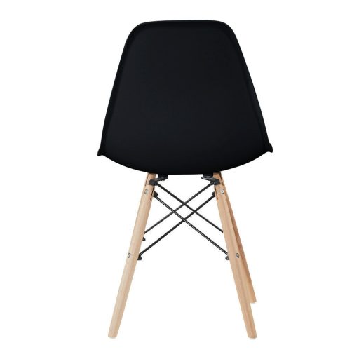 Модерен комплект от 4 стола за хранене в различни цветове - Ергономичен дизайн с здрави метални и дървени крака