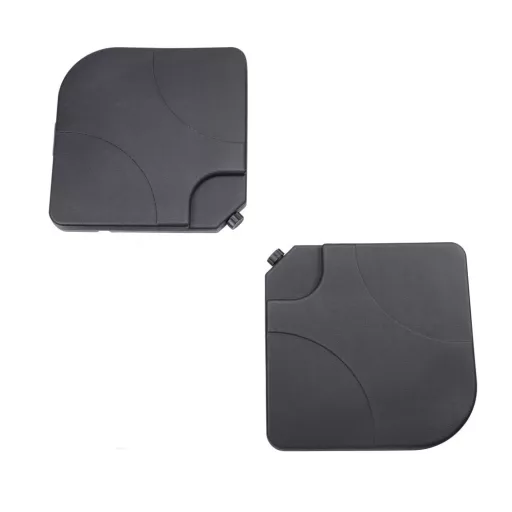 2-Pack Тежести за основа на чадър с възможност за пълнене - Водонепроницаеми, Устойчиви на времето, 20 кг капацитет