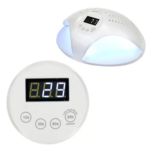 24 LED UV лампа за нокти - 48W професионален сушилник за нокти с таймер и ергономичен дизайн