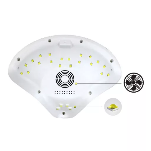 24 LED UV лампа за нокти - 48W професионален сушилник за нокти с таймер и ергономичен дизайн