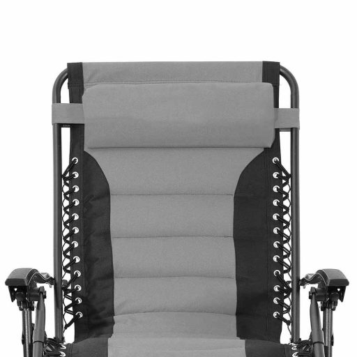 Делукс стол за нулева гравитация с регулируема облегалка и странично съхранение - различни цветове