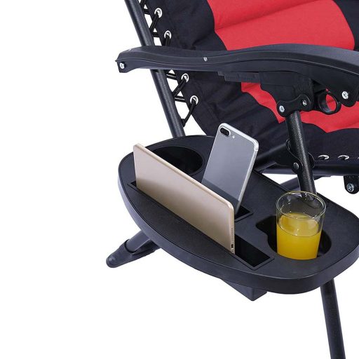 Делукс стол за нулева гравитация с регулируем наклон и странично съхранение - различни цветове