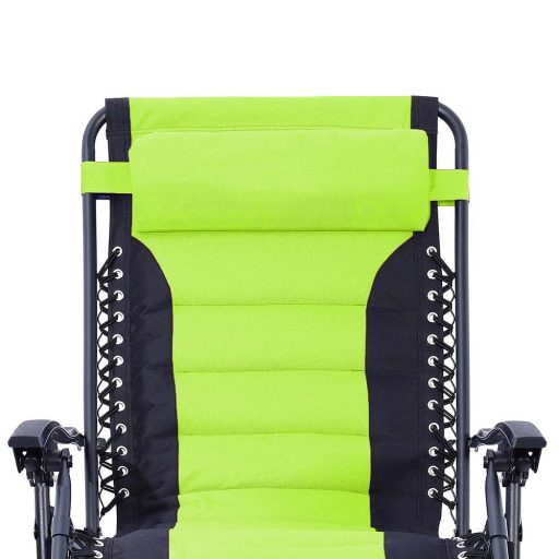 Делукс стол за нулева гравитация с регулируема облегалка и странично съхранение - различни цветове