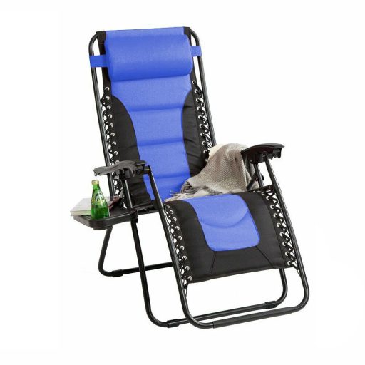 Делукс стол за нулева гравитация с регулируем наклон и странично съхранение - различни цветове