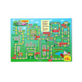   130x180 см Детски игрална постелка с весели шарки - Мека, неплъзгаща, образователна
