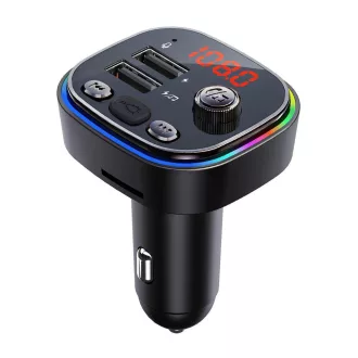   Мултифункционален Bluetooth автомобилен предавател с двойно USB зареждане и FM радио