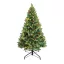 LED Коледно дърво с топли бели светлини - 120 см, 100 LED