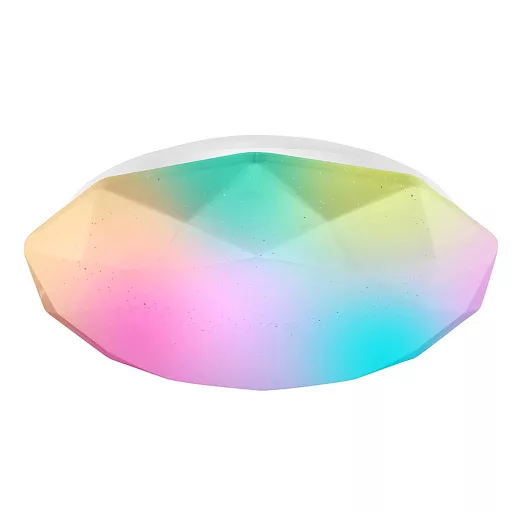 Умен RGB LED таванен светлинен с Wi-Fi контрол и регулируема яркост