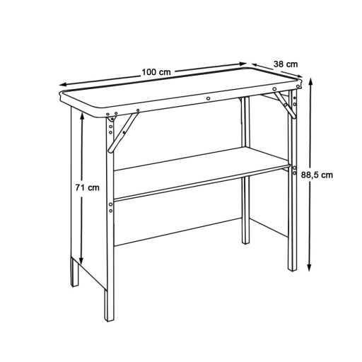 Портативен сгъваем бар с подвижен капак за вътрешна и външна употреба