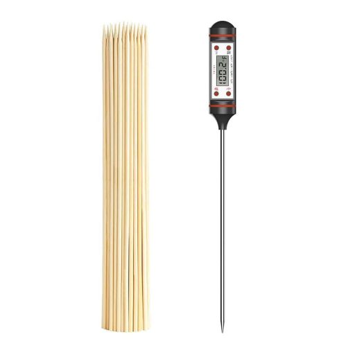 134-части Набор за барбекю от неръждаема стомана с термометър и аксесоари