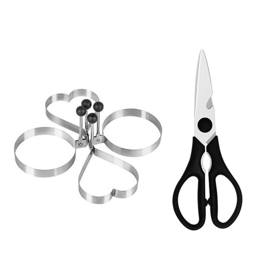 134-части Набор за барбекю от неръждаема стомана с термометър и аксесоари