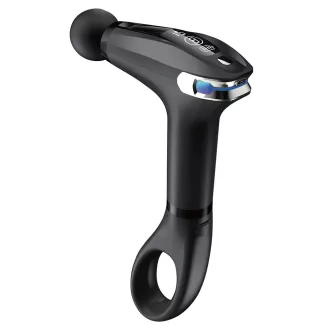   LED дисплей масажен пистолет с 4 сменяеми глави, ергономичен дизайн, USB-C зареждане