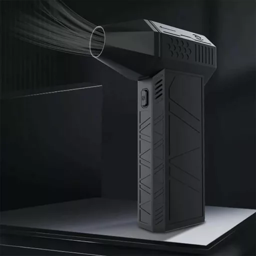 Мини Турбо Вентилатор - Компактен Високопроизводителен Охлаждане с USB-C Зареждане и 3 Скоростни Настройки