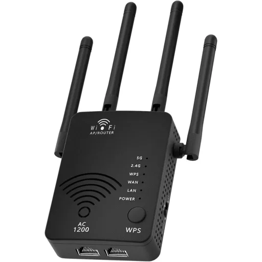 Компактен WiFi удължител за стабилна и бърза интернет връзка