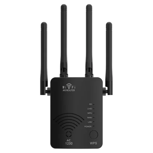 Компактен WiFi удължител за стабилна и бърза интернет връзка
