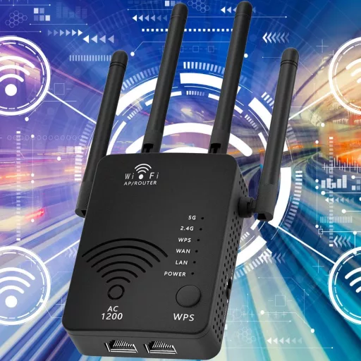 Компактен WiFi удължител за стабилна и бърза интернет връзка