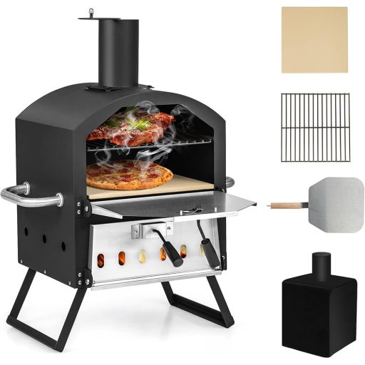 Печка за пица на открито с аксесоари