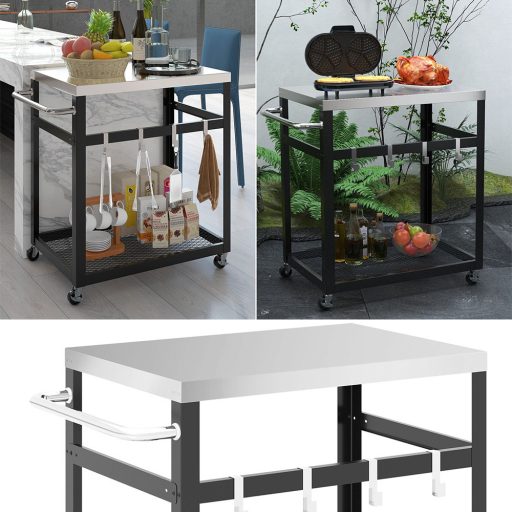 Двуетажна скара от неръждаема стомана