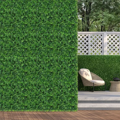 Декоративна стена от изкуствени растения 12 бр. 50x50 см