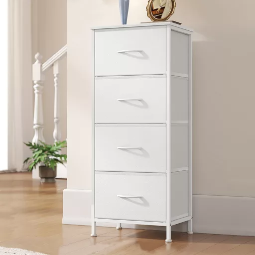 Тесен шкаф с 4 чекмеджета 39.6x30x96.2cm