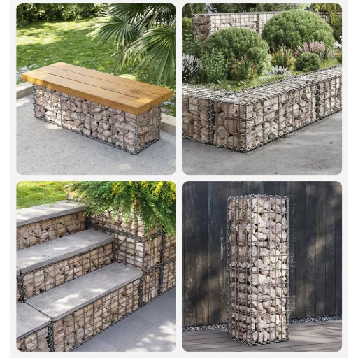 Метален габионен кош 100 x 30 x 30 см