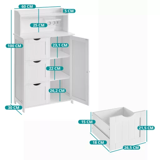 Баня шкаф 60x30x100.5 см