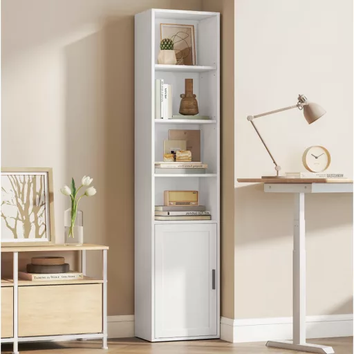 Тесен рафт за книги 31.8x24x175см